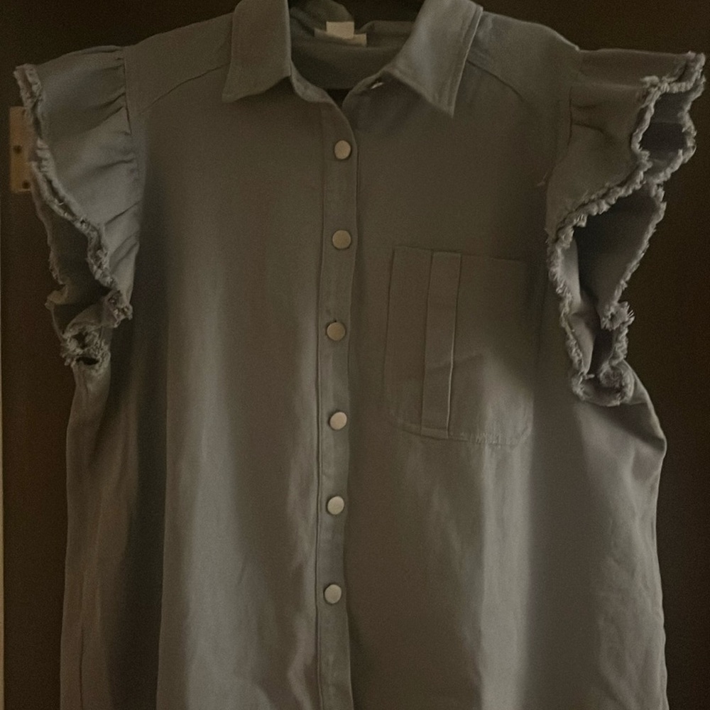 grey Denim Chic Soul 2x shirt